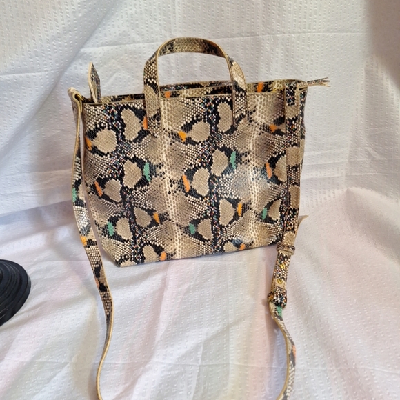 Madewell The Zip-Top TransportCrossbody: Snake Embossed bag - Picture 12 of 15